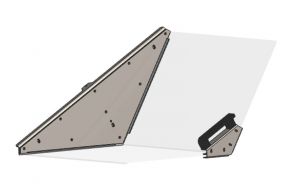 Модуль V-образный для универсального ручного прижимного стекла сканера ЭС А2В2